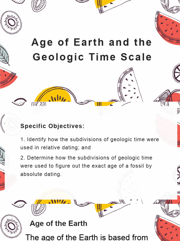 Week 6a earth sci report 2 0 pdf geologic time scale fossil