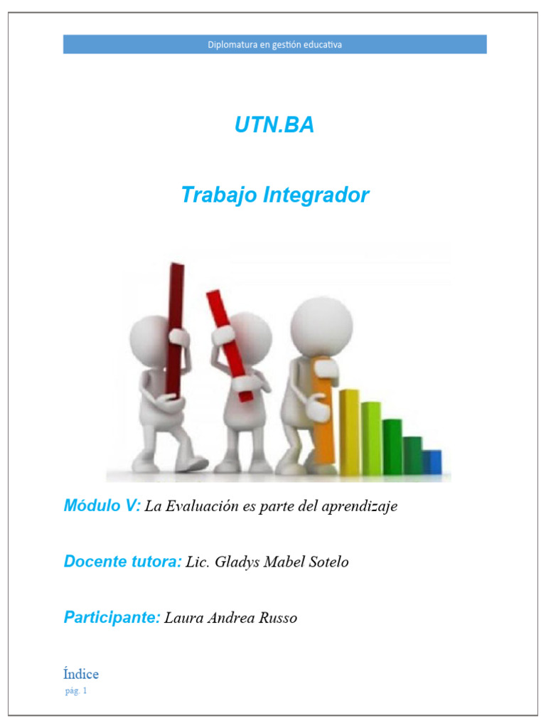 05 TP Integrador Módulo V | PDF | Evaluación | Maestros
