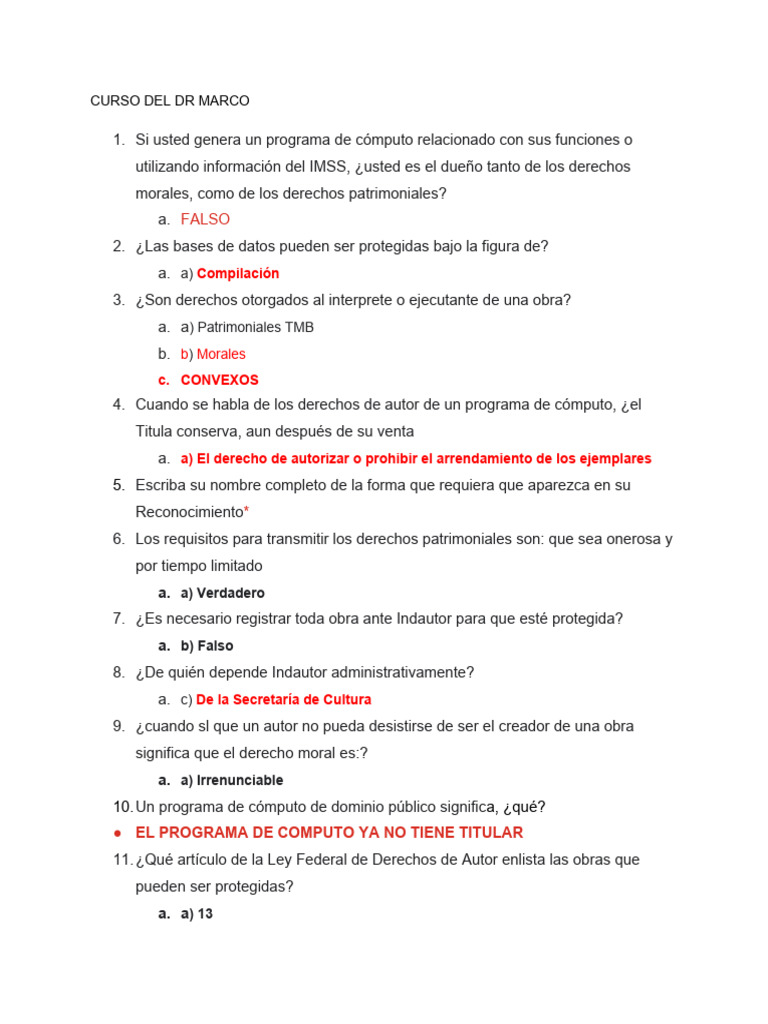 Curso sobre Derechos de Autor y Licencias | PDF | Informática