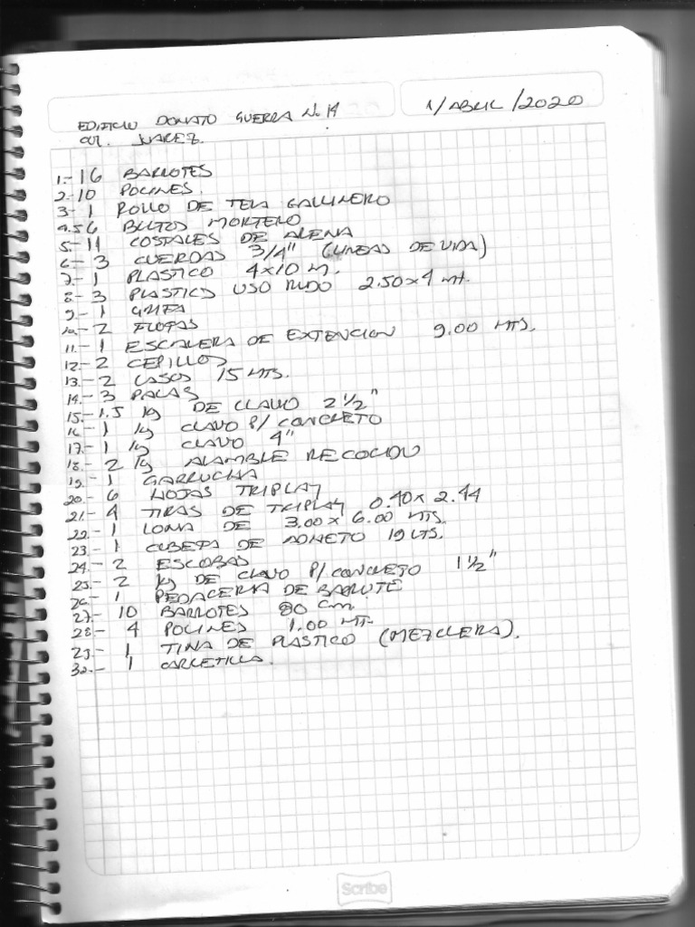Scaneo Lista | PDF