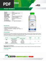 Ficha Técnica Herbicida ATRAPLEX 90 | PDF | Pesticida | Agua