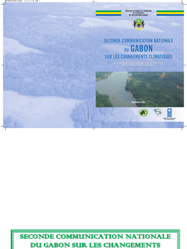 Seconde Communication sur le Climat au Gabon | PDF | Gaz à effet de ...