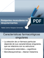 Relajantes Musculares No Despolarizantes