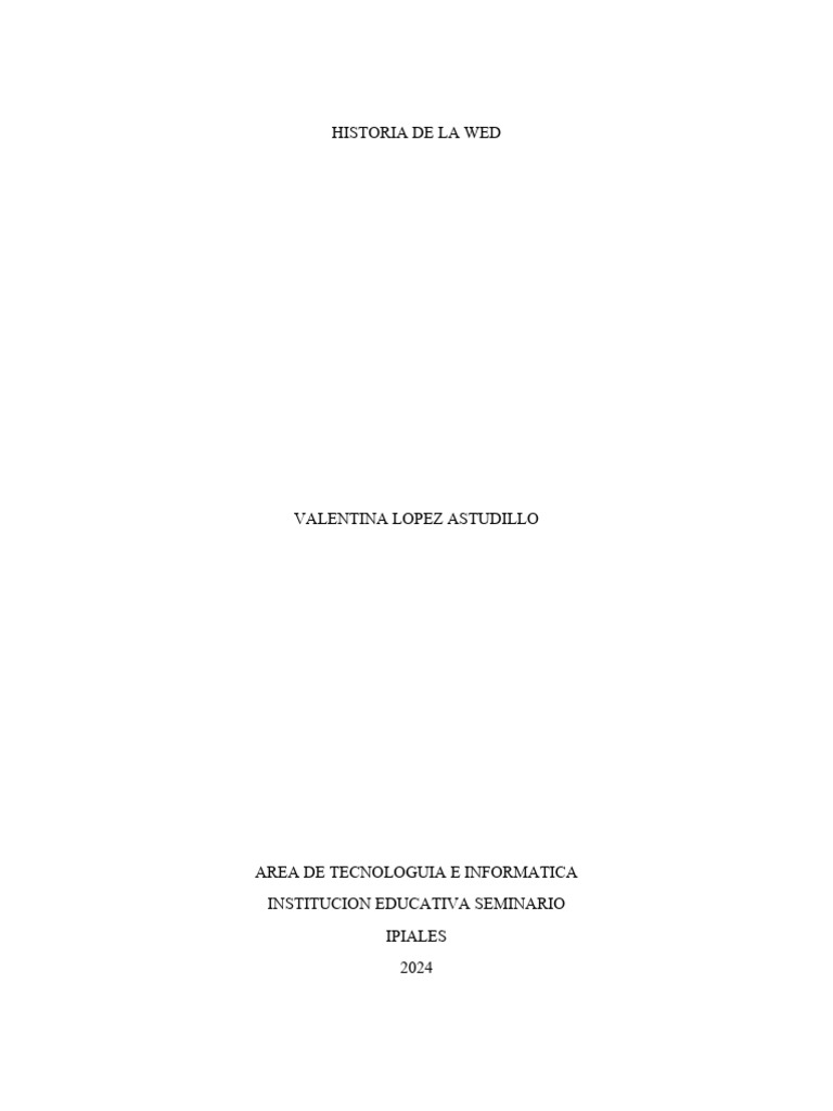 Evolución de la Web: Historia y Tipos | PDF | Red mundial | Internet y web