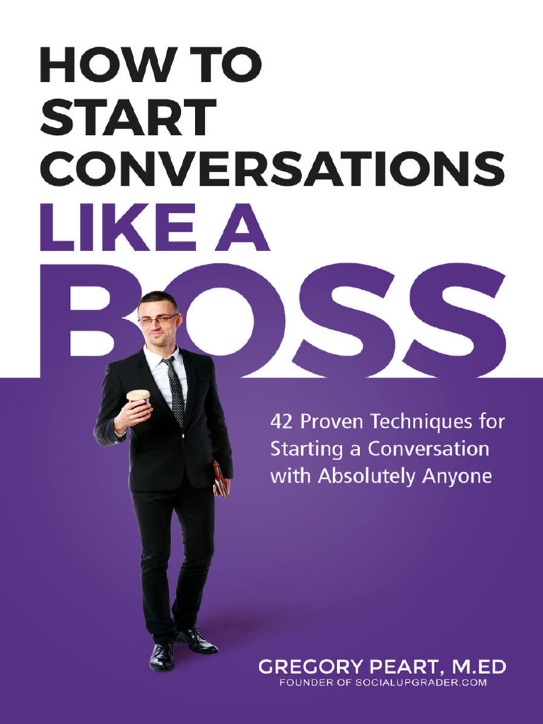 How To Start Conversations Like A Boss (Gregory Peart) (Z-Library ...