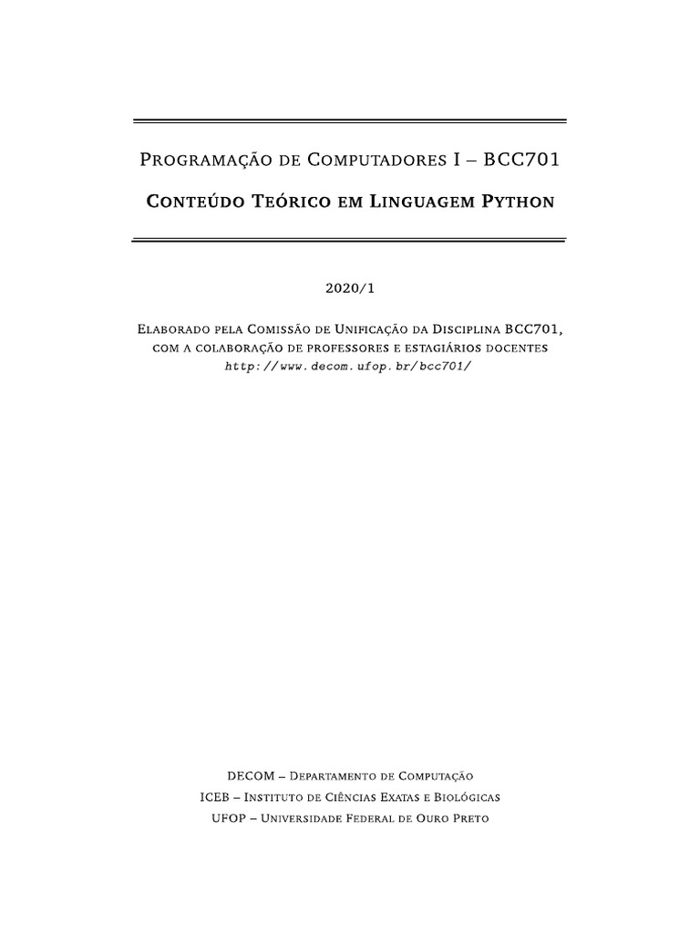 Tulio Python 2020 | PDF