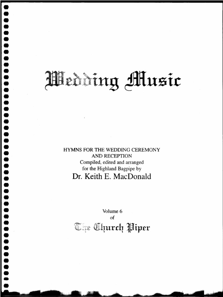 Wedding Music - Hymns For The Wedding Ceremony and Reception | PDF | Love |  Marriage, image size:768x1024
