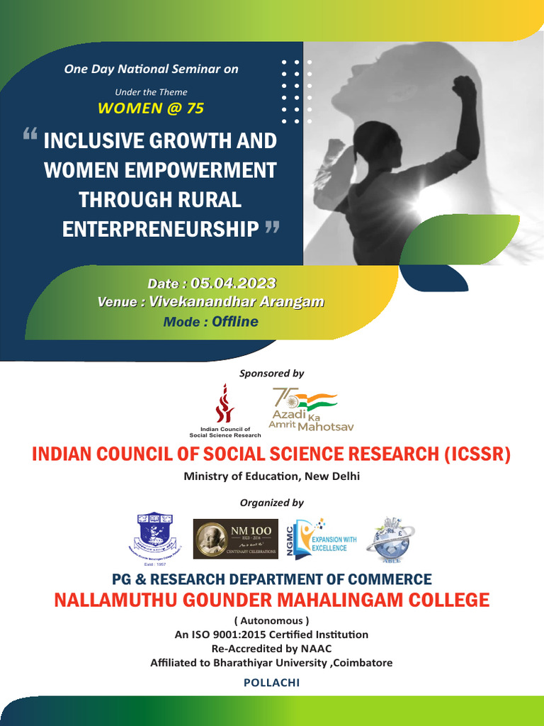 Women Empowerment through Rural Entrepreneurship | PDF | Empowerment ...