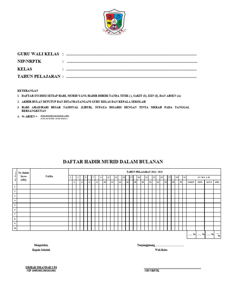 Absen Siswa | PDF