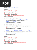 Covenant Song Lyrics and Chords | PDF