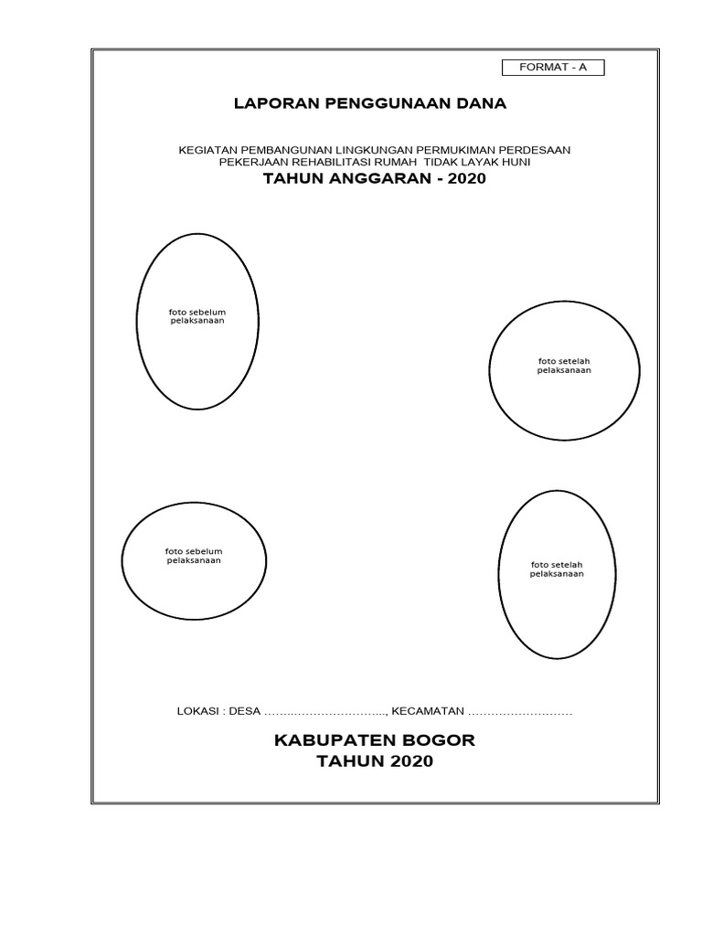 Format LPJ RTLH 2020 | PDF