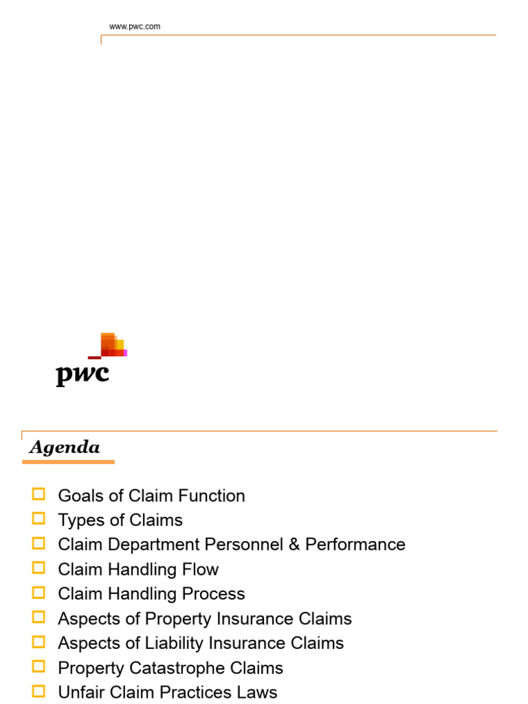 Claims - Assignment 6 | PDF | Insurance | Damages