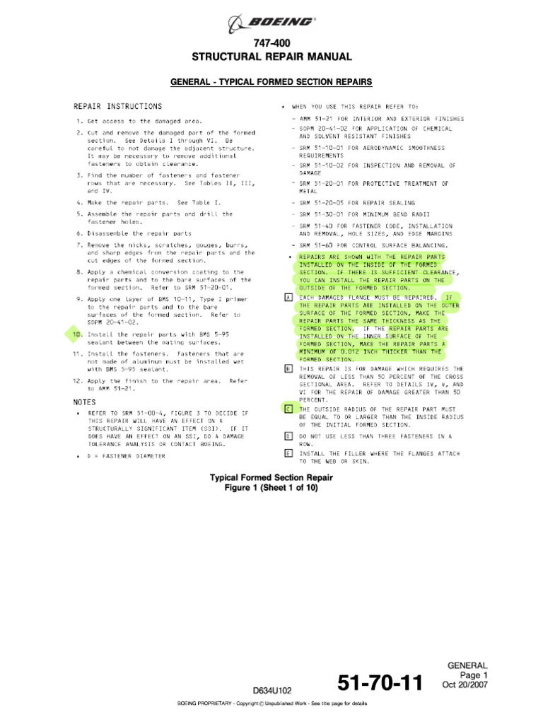 Structure Repair (Formed Sections) | PDF