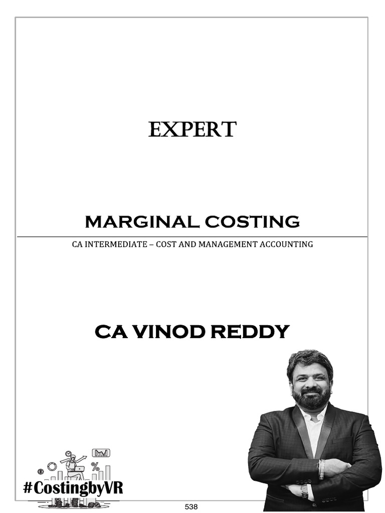 Jan-25 Marginal Costing NNC | PDF | Market (Economics) | Business