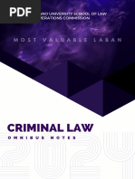 Ateneo Criminal Law Operations 2024 | PDF | Criminal Law | Ex Post