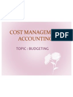 Cost Management Accounting