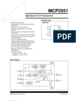 MicrochipMCP2551CAN Transceiver