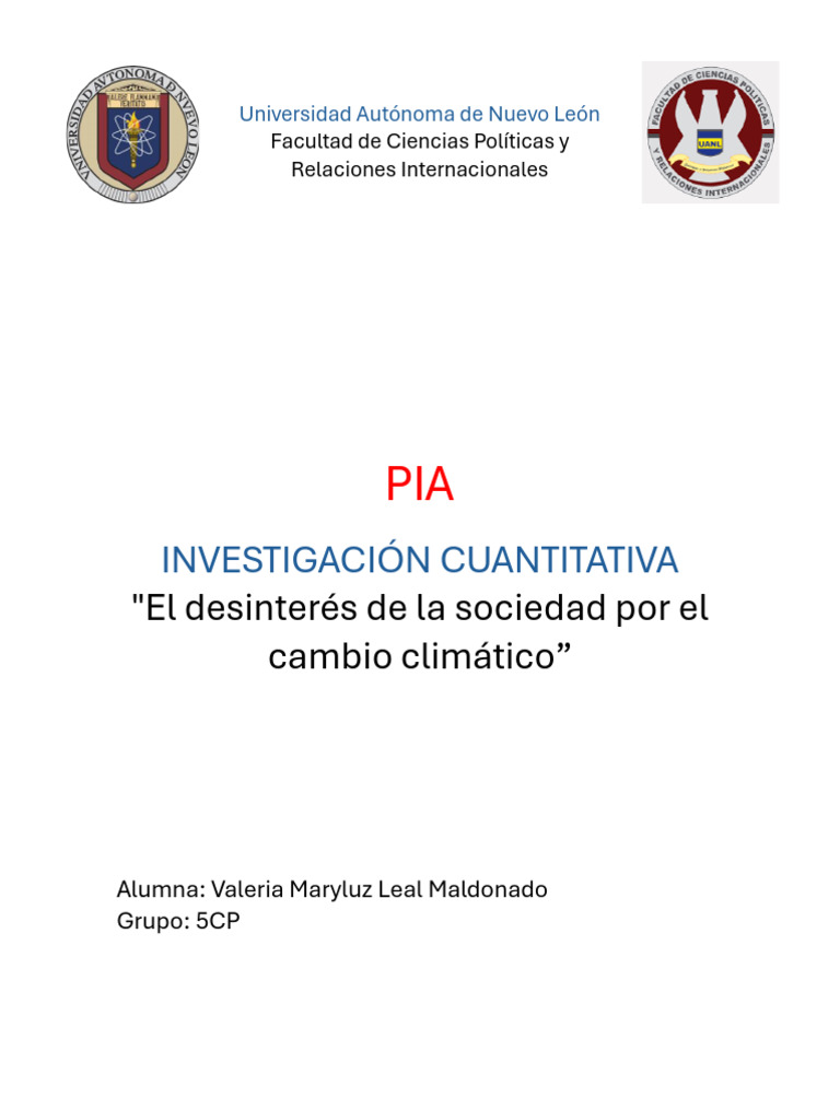 Desinterés social en cambio climático | PDF | Entorno natural ...
