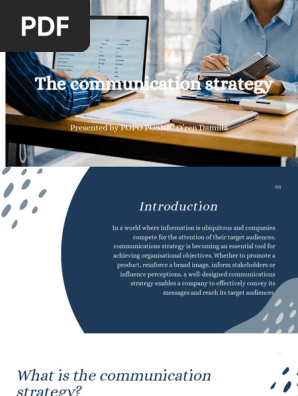 communication strategy