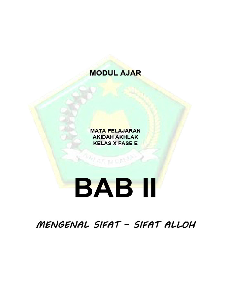 Memahami Sifat Wajib Allah | PDF