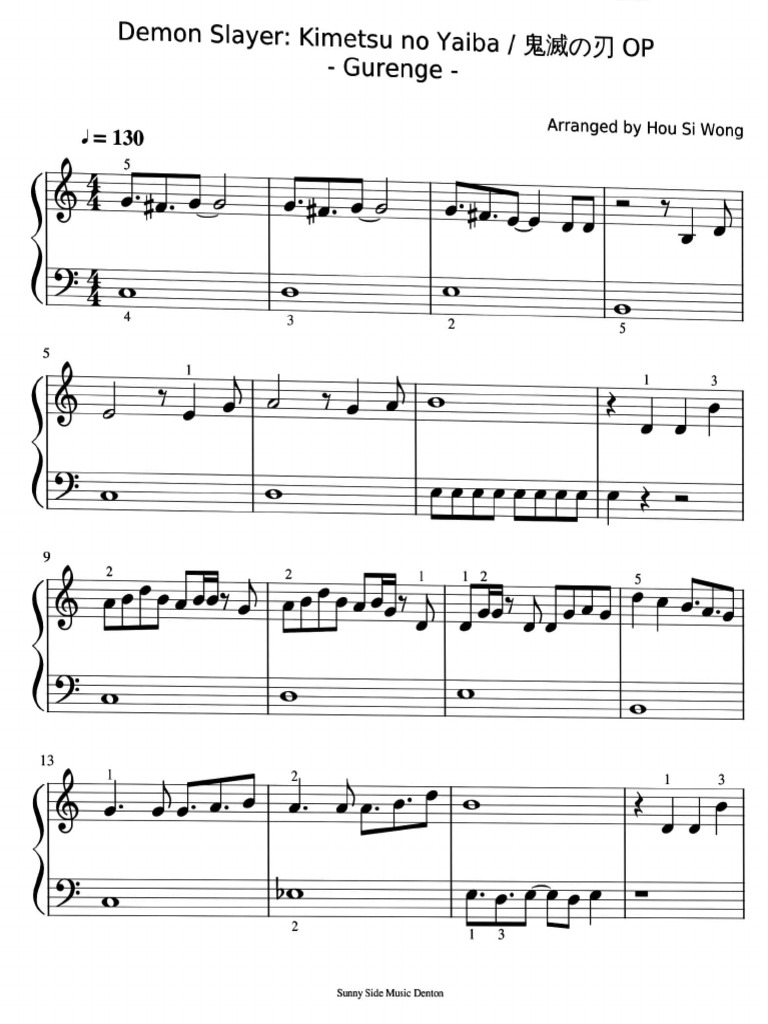 Gurenge easy pdf