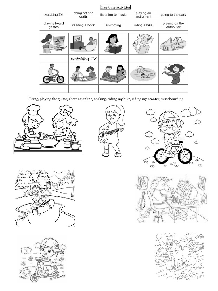 Free Time Activities | PDF
