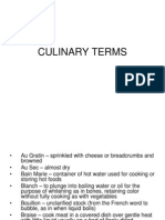 Culinary Terms