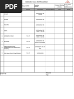 Hospital Pest Control Checklist | PDF
