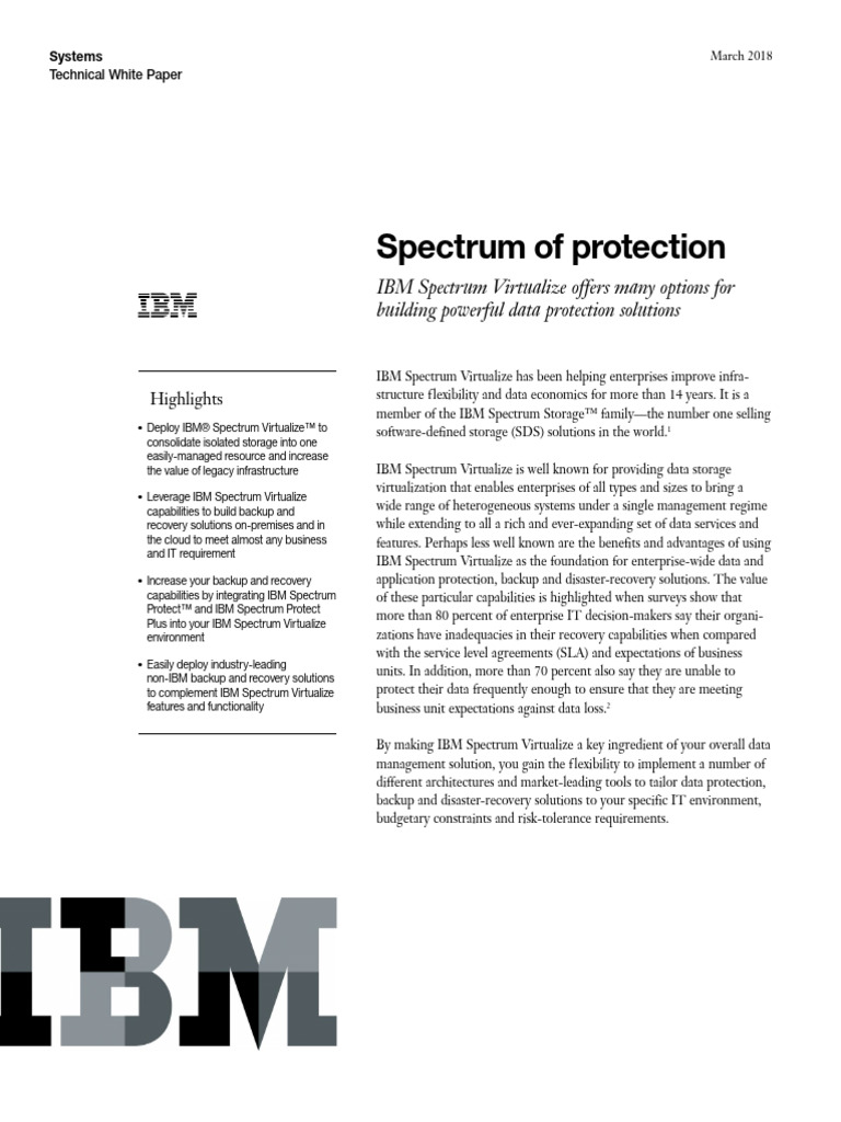 Spectrum Protection | PDF | Backup | Cloud Computing