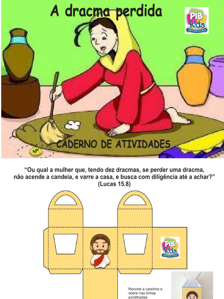 Atividades Infantis: A Dracma Perdida | PDF | Casa e Jardim | Mistério ...