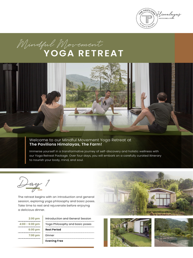 Mindful Movement Yoga Retreat Package PDF Yoga