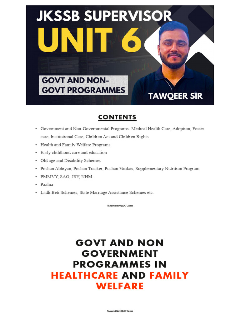 Govt Health & Welfare Programs Guide | PDF | Health Sciences | Health ...