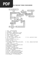 Download Simple Present Tense Crossword by Guener  SN75552630 doc pdf