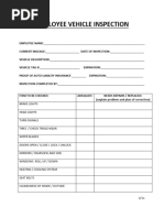 UBER Inspection Form PDF | PDF