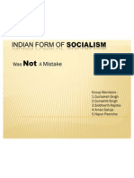 Indian Form of Socialism Was A Mistake