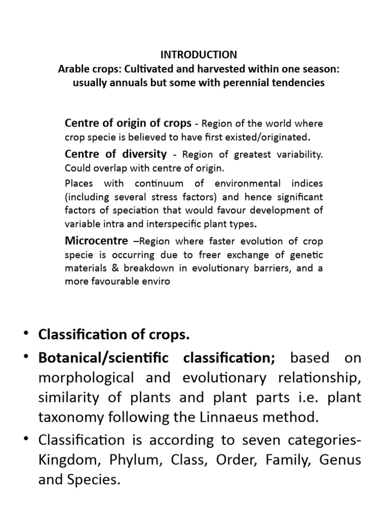 Overview of Arable Crop Systems | PDF | Sowing | Maize