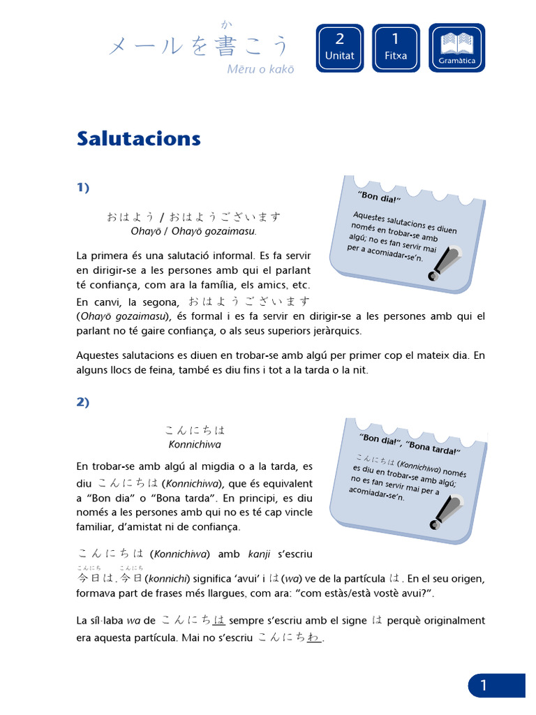A1 1 Fitxes Unitat 2 1-1 | PDF
