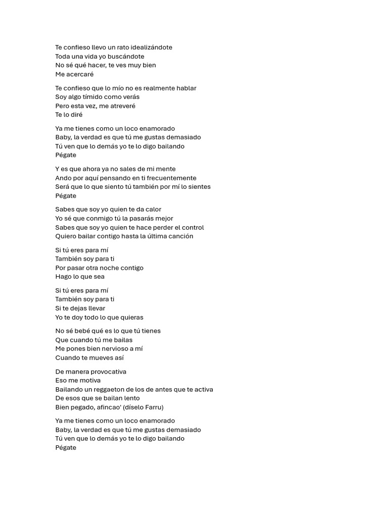 Loco Enamorado: Declaración de Amor | PDF | Poesía