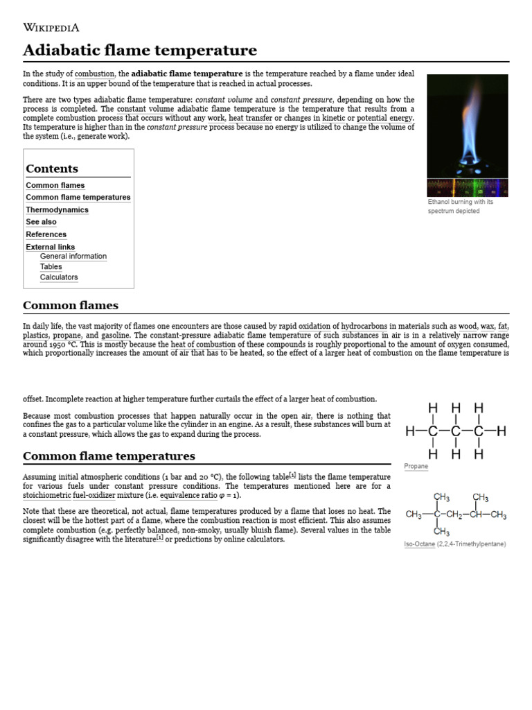 Adiabatic Flame Temperature Guide | PDF | Combustion | Thermodynamics