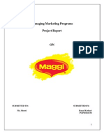 Managing Marketing Programs Project Report: Submitted To: Submitted By: Ms. Shruti Kunal Kothari PGP20102158