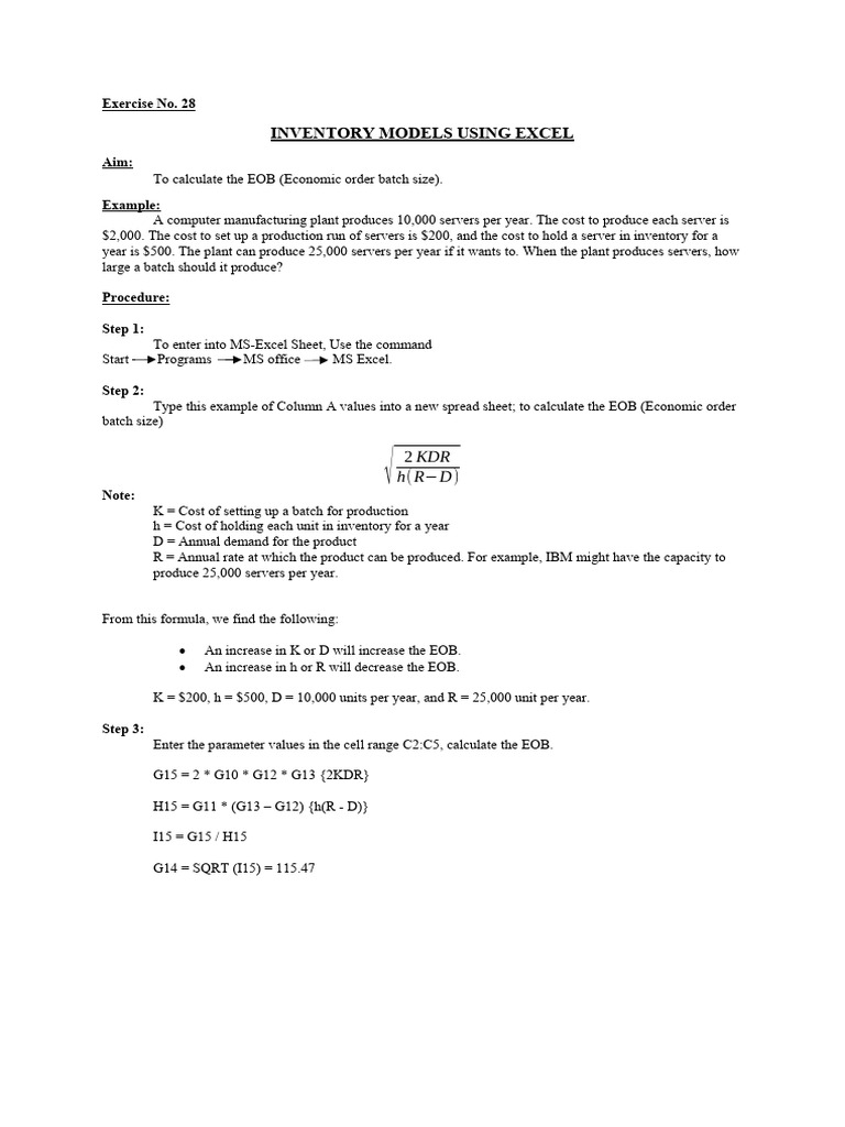 EXCEL | PDF | Microsoft Excel | Linear Programming