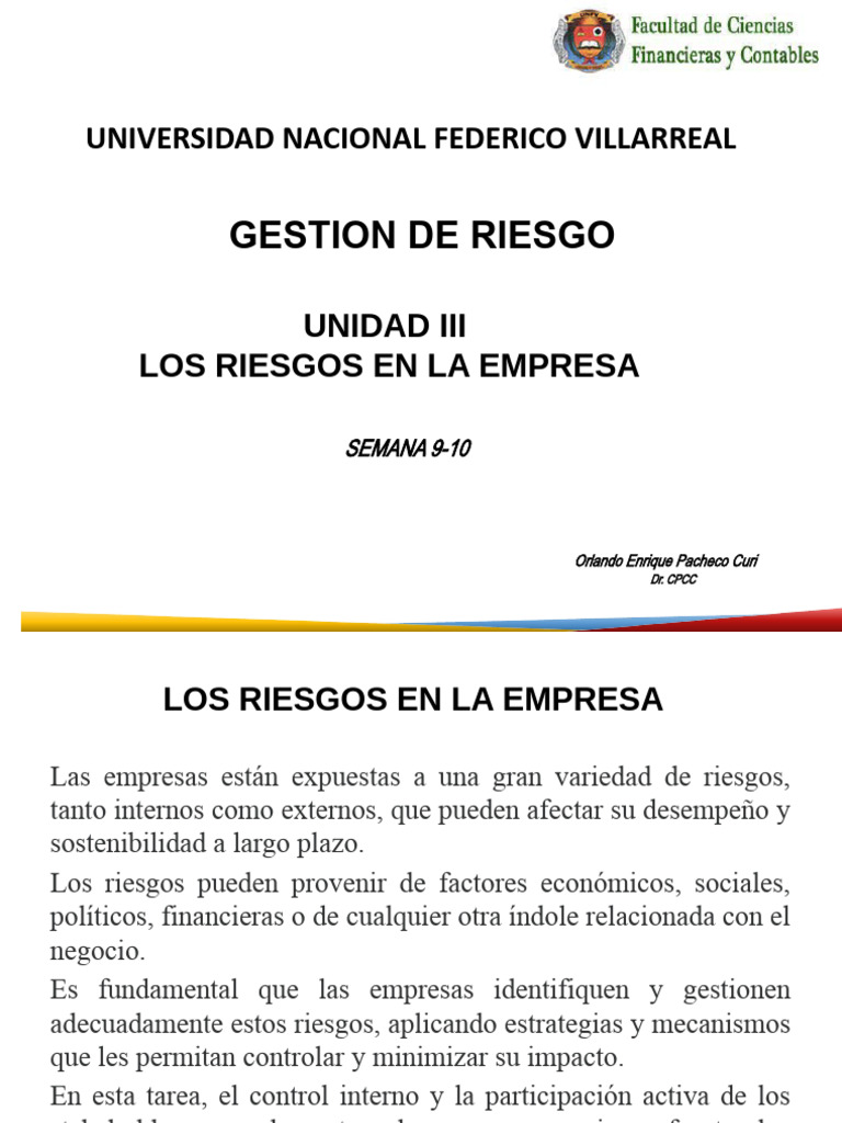 Gestión de Riesgos Empresariales | PDF | Business | Riesgo