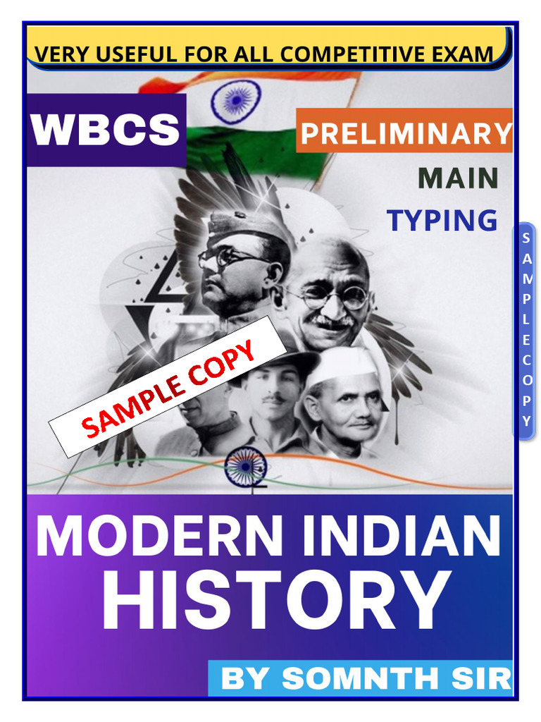 Somnath Sir's Modern Indian History Notes | PDF | East India Company ...