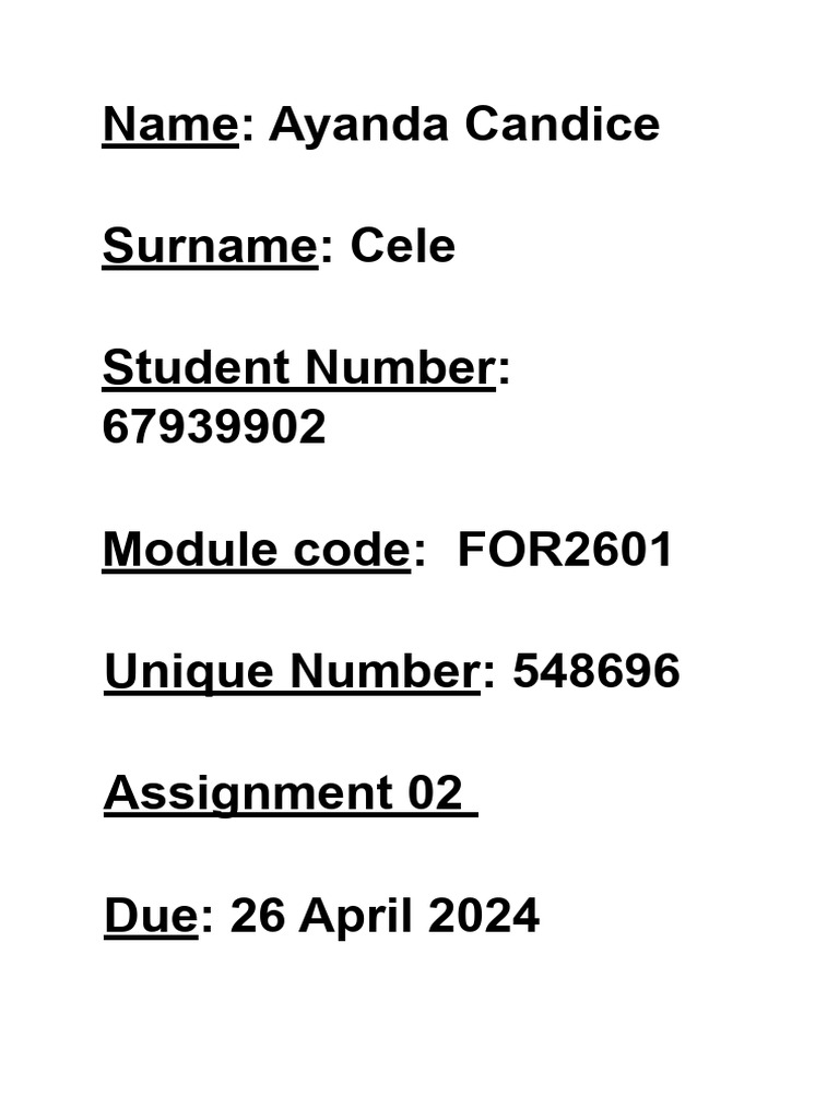 Investigation Report Guidelines for FOR2601 | PDF | Interrogation ...
