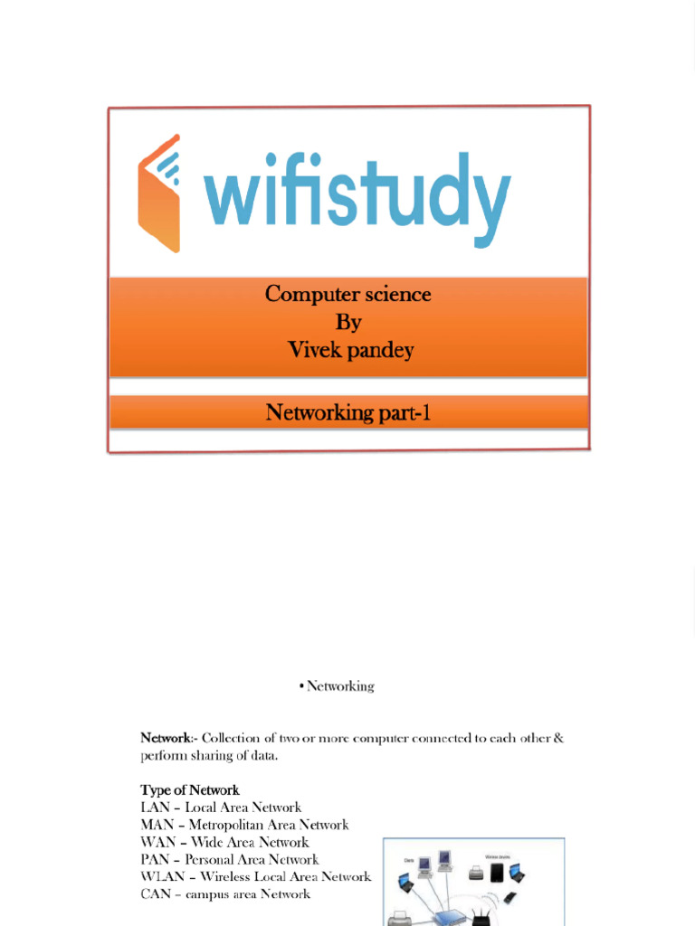 Networking Part I No Anno | PDF