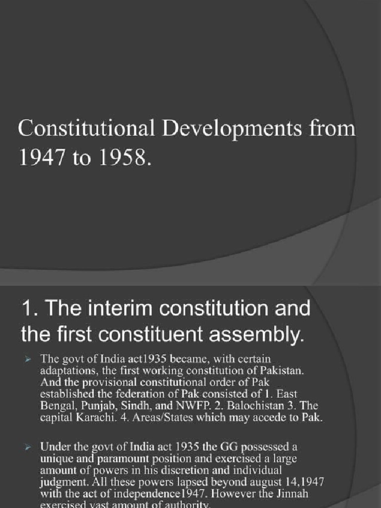 Who Presented Objective Resolution 1949