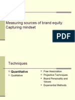 Measuring Sources of Brand Equity: Capturing Mindset
