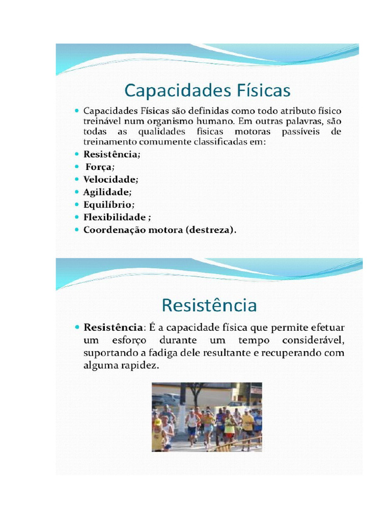 Capacidades Fisicas | PDF