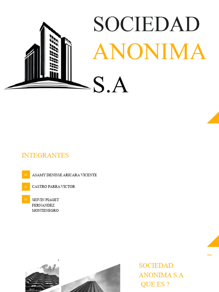Formación de una Sociedad Anónima S.A. | PDF | Negocios | Finanzas y dinero