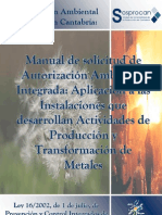 Guía AAI Producción y Transformación Metales Cantabria